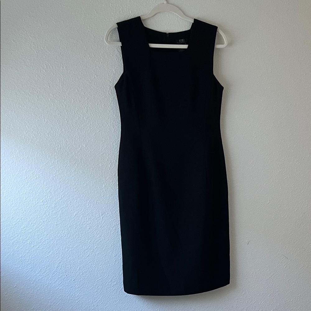 BCBG Classic Black Midi Dress